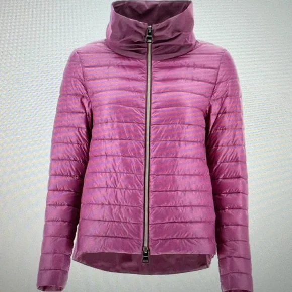 Nwt Herno Ultralight Down Puffer Jacket Us 8 Lilac Pink - Picture 3 of 3